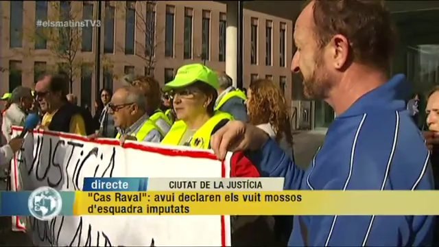 TV3 - Els Matins - Declaren els mossos imputats pel cas Raval