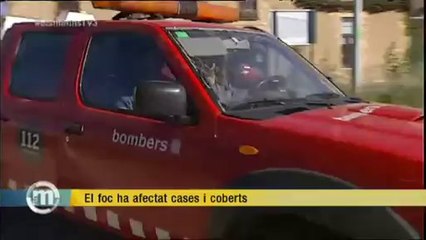 TV3 - Els Matins - El foc ha afectat cases i coberts