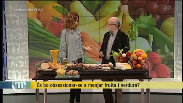 TV3 - Els Matins - És bo obsessionar-se a menjar fruita i verdura?