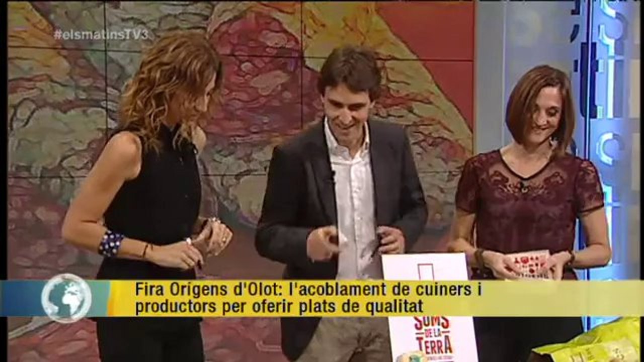 TV3 - Els Matins - Fira Orígens d'Olot: cuiners i productors ofereixen plats de qualitat