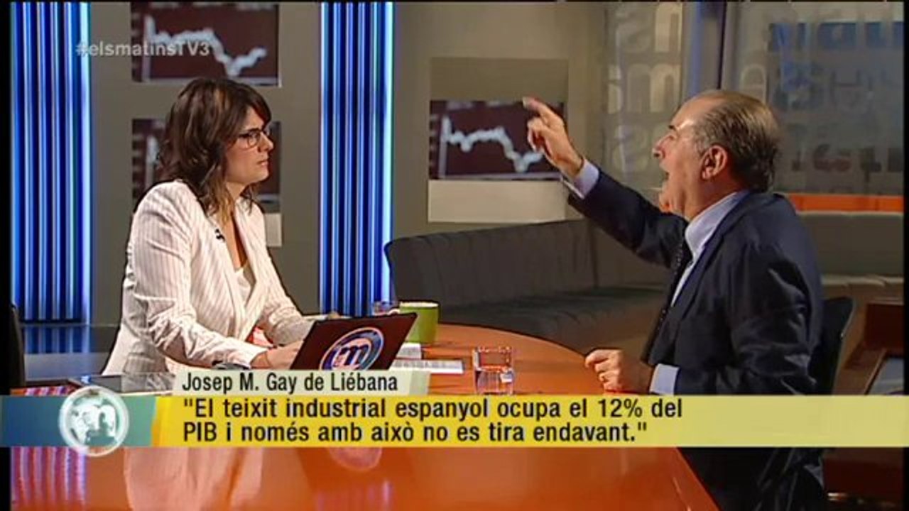 TV3 - Els Matins - Gay de Liébana: "No veig brots verds en l'economia espanyola"