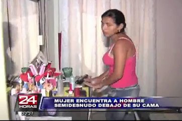 Callao: mujer denuncia que joven que encontró desnudo bajo su cama le robó