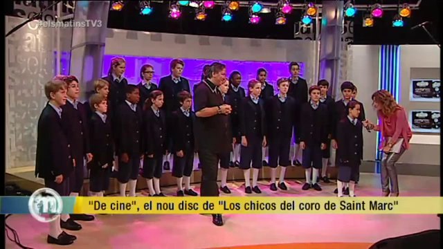TV3 - Els Matins - De cine , el nou disc de Los chicos del coro de Saint Marc