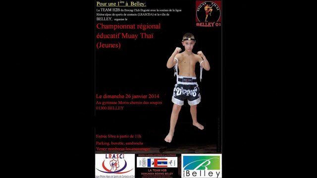 joris demie finale Championnat régional Muay Thai