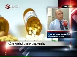 Bilinçsiz ve doktor kontrolü olmadan ağrı kesiciler hayati risk oluşturabilir