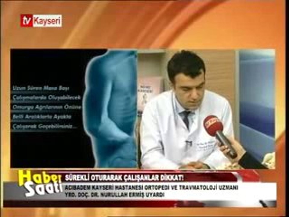 Ofiş ve iş yerlerinde uzun süre oturmanın sağlığa zararları