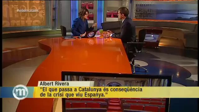 TV3 - Els Matins - Albert Rivera: No m'agraden ni la Sindicatura de Comptes ni el Tribunal de Comp