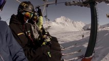 Snowpark Ratschings: Sunny Freeski Park Laps - 25.01.2014