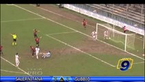 Salernitana - Gubbio 2-1 HD | Sintesi | Prima Div. Gir.B 20^ Giornata 19/01/2014