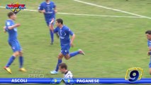 Ascoli - Paganese 3-2 HD | Highlights and Goals Prima Div. Gir.B 20^ Giornata 19/01/2014