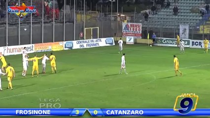 Frosinone - Catanzaro 3-0 | Highlights and Goals Prima Div. Gir. B 20^ Giornata 19/01/2014