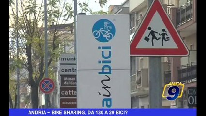 Andria | Bike Sharing, da 130 a 29 bici?