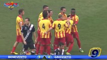 Benevento - Grosseto 3-2 | Highlights and Goals Lega Pro Prima Div. Gir.B 19^ Giornata 12/1/2014