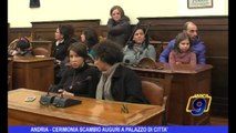 Andria | Cerimonia scambio auguri Palazzo di Città