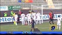 Gubbio - Pontedera 2-2  | Sintesi | Goal Prima Div. Gir.B 17^ Giornata 22/12/2013