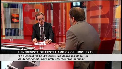 TV3 - L'entrevista de l'estiu - Oriol Junqueras: "El país s'hi juga molt. Tothom ha de ser a la Vi