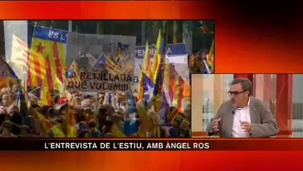 TV3 - L'entrevista de l'estiu - Àngel Ros: "Al partit no sobra ningú"