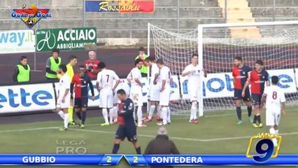 Gubbio - Pontedera 2-2 | Highlights and Goal Prima Div. Gir.B 17^ Giornata 22/12/2013