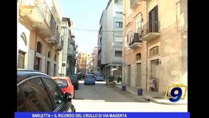 Barletta | Il ricordo del crollo di via Magenta