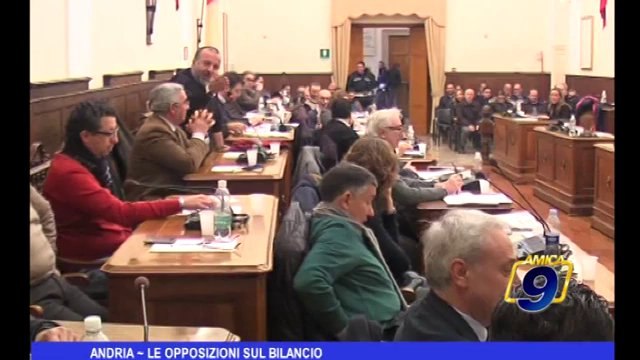 Andria | Le opposizioni sul bilancio