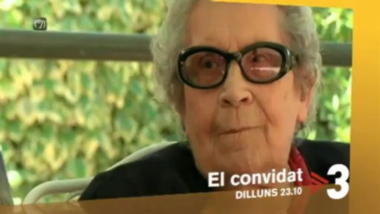 TV3 - Dilluns, 23.10, a TV3 - Neus Català i Joaquim Barraquer, a "El convidat"