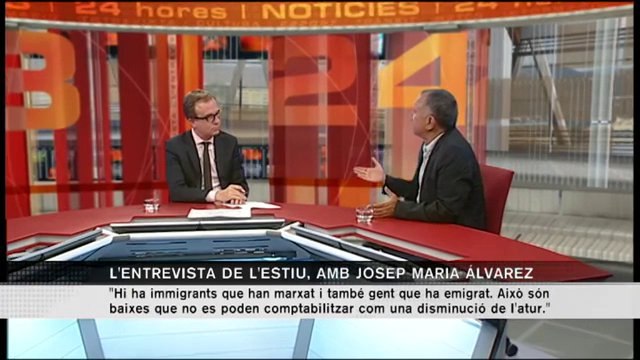TV3 - L'entrevista de l'estiu - L'entrevista de l'estiu - Josep M. Álvarez, secretari general d'UG