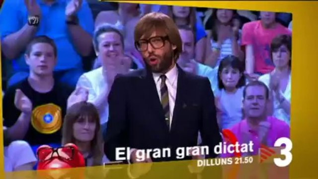 TV3 - Dilluns, 21.50, a TV3 - Els famosos passen l'estiu a El gran gran dictat