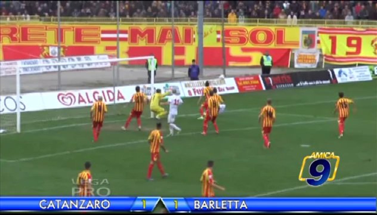 Catanzaro - Barletta 1-1 | Sintesi | Prima Divisione  Gir.B 15° Giornata 8/12/2013