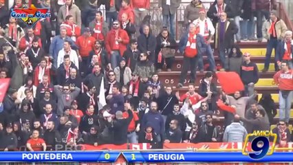 Pontedera - Perugia 0-1 | Goals and Highlights | Prima Divisione Gir.B 15° Giornata 8/12/2013