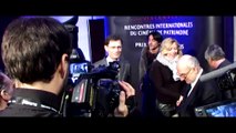 La montée des marches des Rencontres de cinéma de Vincennes 2014 avec Olivier Marchal et Yves Boisset