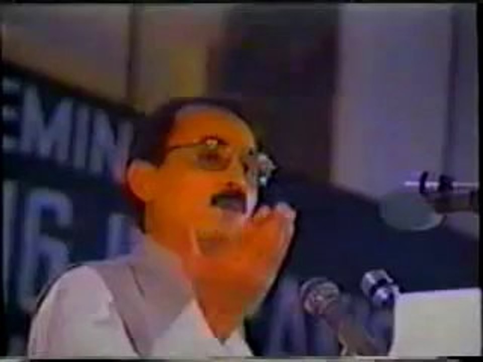 AZEEM AHMED TARIQ'S speech (Chairman of MQM)
