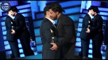 Shahrukh Khan & Salman Khan HUG each other at Star Guild Awards 2014