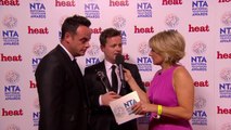Ant and Dec Interview National Television Awards 2014