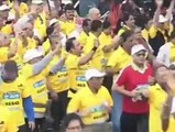 John Abraham flags off Mumbai Marathon