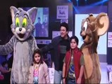 Ali Asgar walks the ramp with his kids