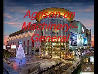 Agrison on Machinery--General