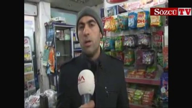 Kar maskeli hırsızlar güvenlik kamerasında