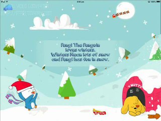 Pengi builds the snowman Learn with fun!_0003