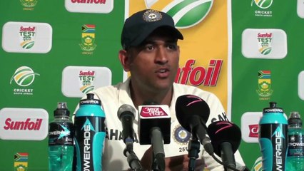 Dhoni blames umpires for loss vs South Africa