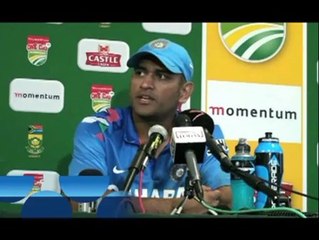 Indian middle order exposed in SA says Dhoni