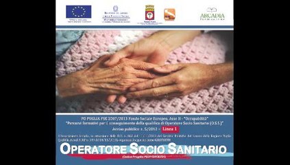 Corso OSS linea 1 Associazione Arcadia