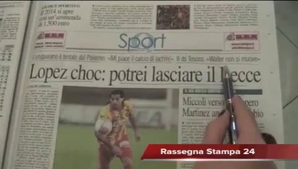 Leccenews24 notizie dal Salento in tempo reale: Rassegna Stampa 08-01