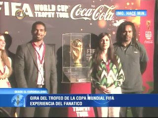 Develan Copa del Mundo en el Hotel Eurobuilding de Caracas