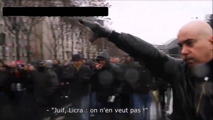 "Jour de Colère"  à Paris- Manifestation antisémite - preuves en images