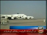 PIA flight transport passengers, leaves luggage