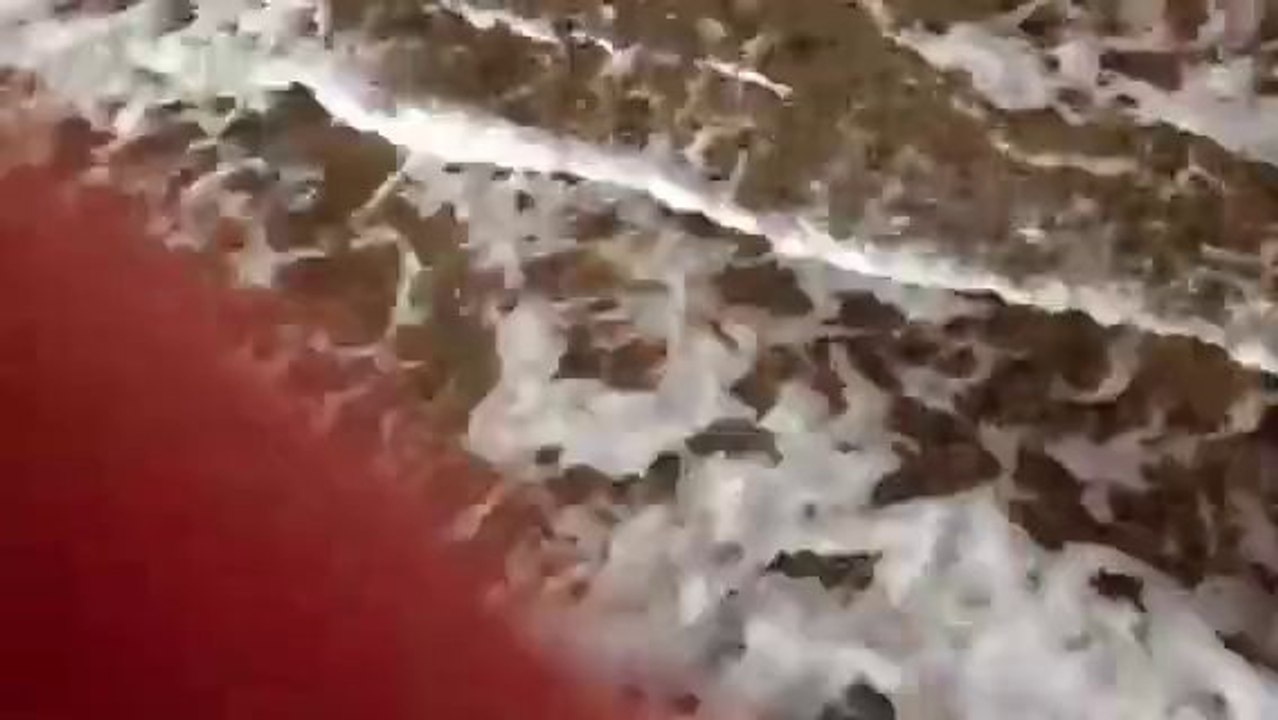 La houle à l'Île de Sein