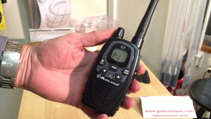 Talkie Walkie MIDLAND ALAN G7 Presentation GoTechnique.com