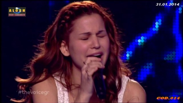 The Voice Of Greece - Βιολεττα Χριστινα Νταγκαλου [Μακρια μου να Φυγεις]..31/1/2014