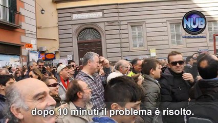 Autoscala Vigili fuoco si blocca Festa Immacolata