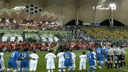 دخول اللاعبين نهائي كأس ولي العهد 2013/2014